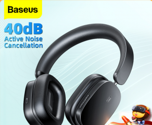 Baseus H1 Wireless Headphone 40dB ANC Active Noise Cancelling Bluetooth 5.2 Headset Earphone Head Set Earbuds For iPhone Xiaomi