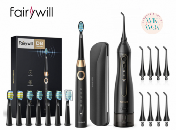 Fairywill 300ml Portable Oral Irrigator USB Rechargeable Dental Water Flosser Jet Irrigator Dental Teeth Cleaner 3 Modes