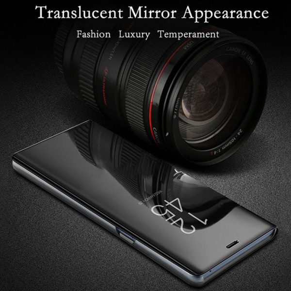 Luxury Smart Mirror View Flip Case For Samsung Galaxy S8 GalaxyS8 S 8 SM G950 G950F original Magnetic fundas Leather Phone Cover 5