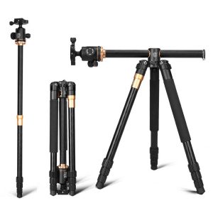 Q999H New Professional Aluminum Portable Travel Video Camera Tripod and Head SLR Digital SLR Camera 1