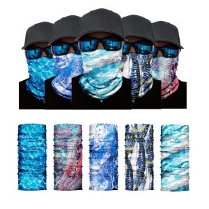 Seamless high elastic ice silk series cross-border cycling sunscreen sports outdoor windproof magic headscarf 1