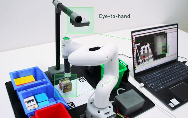 6 Axis open source Cobot  arm Pro 6 axis 2 screen Collaborative Robot 3