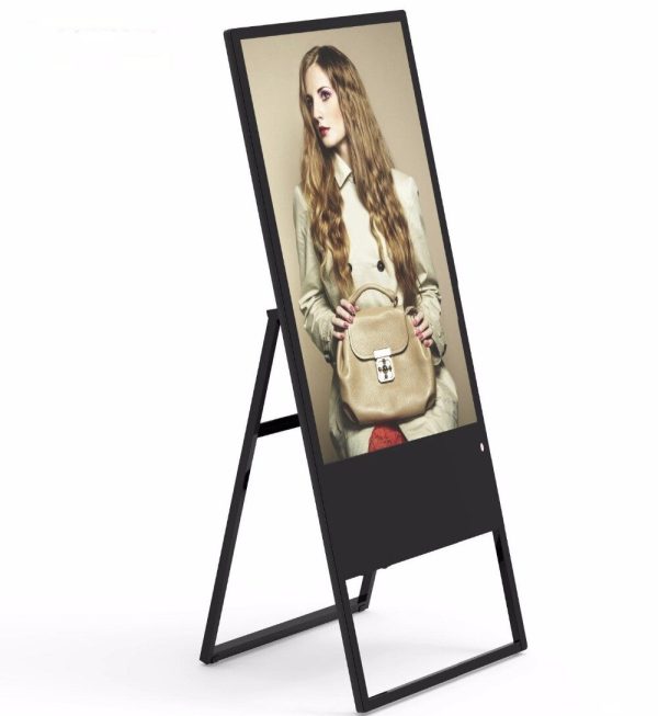 43 inch floor standing portable digital signage led HD lcd advertising display screen with cameras 2