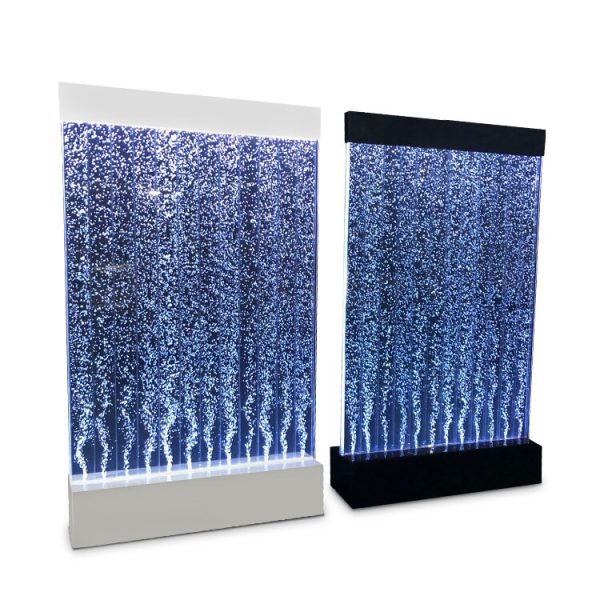 Water rain Curtain, Counter Wall Partition, Music Waterfall Fountain Water Bubble LED Wall Screen 5