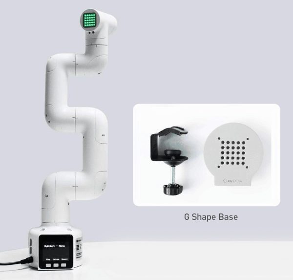 6 Axis open source robot Cobot arm of 6 axis, dual screen Collaborative Robotic arm with flat base 4