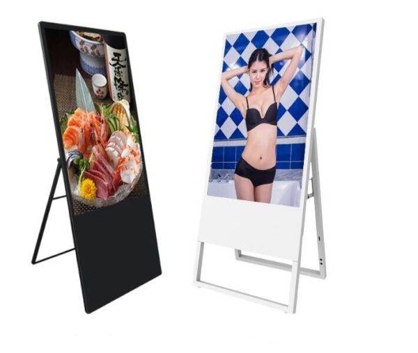 43 inch floor standing portable digital signage led HD lcd advertising display screen with cameras 5