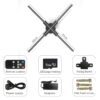 52CM 3D Hologram Fan Projector HD Led Holographic Lamp Player Remote Advertising Display Support Images video Holofan Splicing 6
