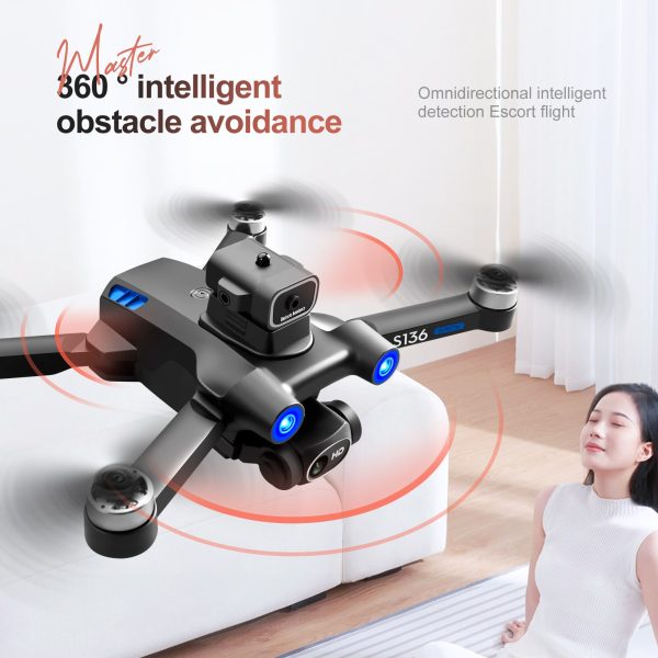 2023 New GPS Drone 4K HD Dual Camera Aerial Photography  Drones Obstacle Avoidance Brushless Helicopter Foldable RC Quadcopter 3