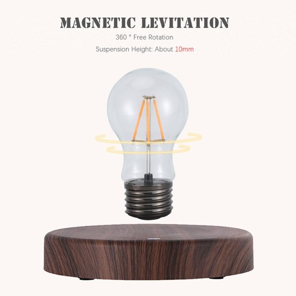 Magnetic Levitation Lamp Creativity Night Light Floating LED Bulb For Birthday Gift Table Lamp Room Home Decoration Light 4