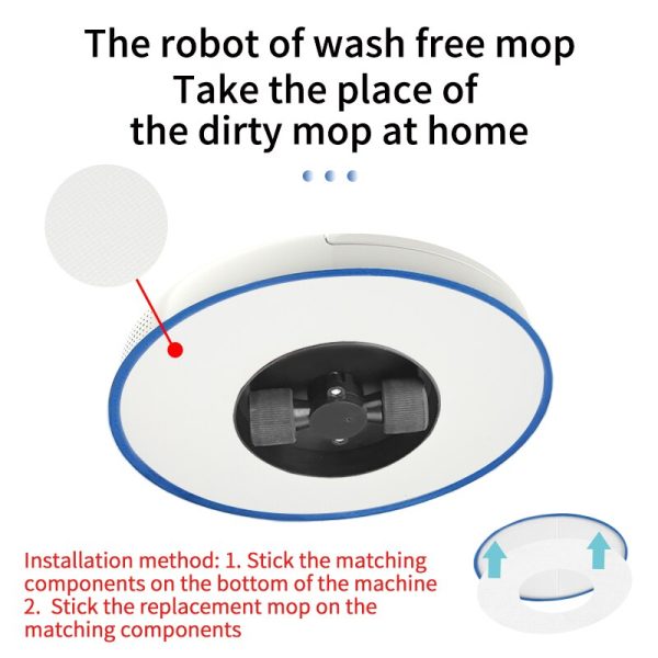 Xiaomi Mopping Robot Sweep Cleaner 4000mAh 230 mL Water Tank 300 Minutes Dry and Wet Washing Cloth Scrubber Machine 6