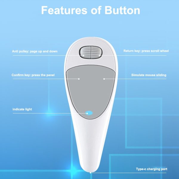 Lazy Air Bluetooth Mouse Wireless Remote Control Finger Mause Ergonomics Cell Phone Thumb Mice For Mobile Phones Tablet PC IOS 5