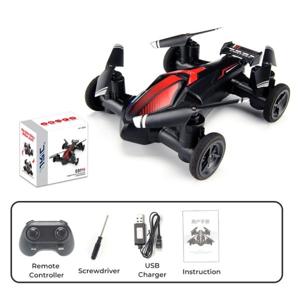 JJRC Land-Air Mini Drone Plane Aircraft Dual-Mode Mini Four-Axis Remote Control Aircraft Tumbling Light Unmanned Vehicle Toy 6